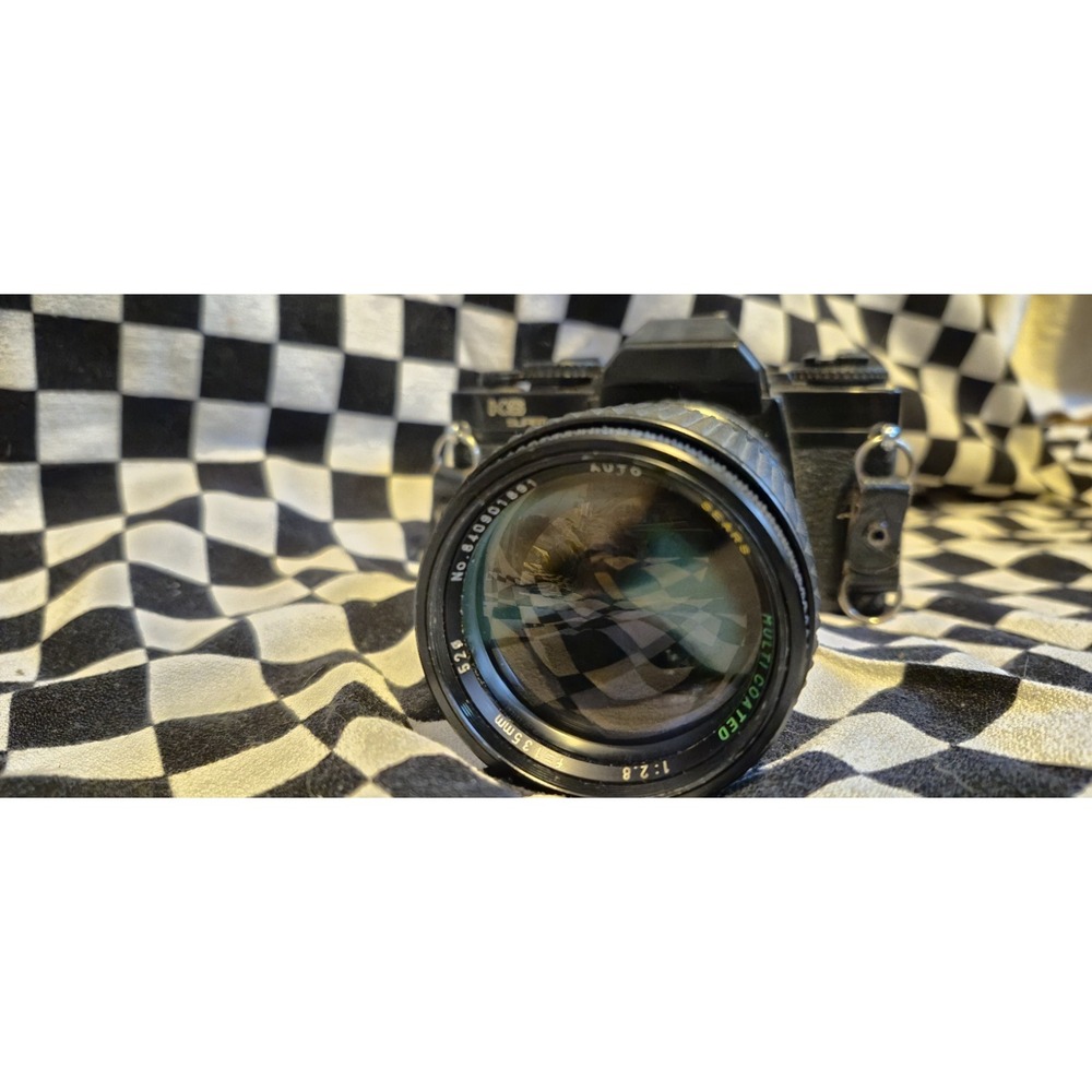 Sears KS Super 35mm Film Camera w/ Sears 135mm‎ f/2.8 Lens & 2X Teleconverter